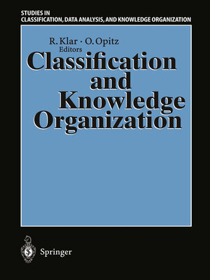 cover image of Classification and Knowledge Organization